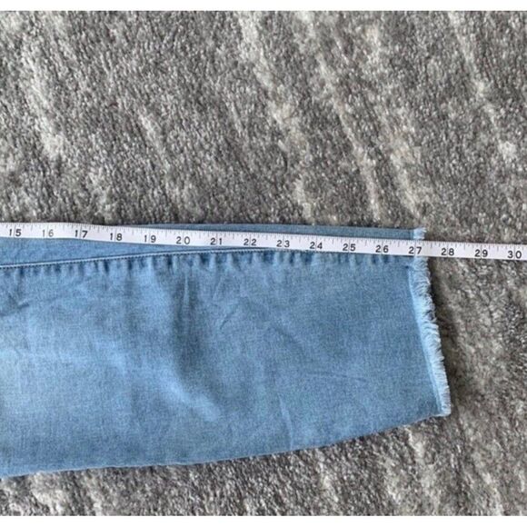 JustFab NWT Women Plus Size High Waist Blue Skinny Ankle Denim Jeans Size 16W - Picture 6 of 10